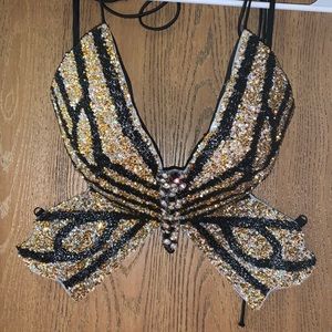 Windsor Beaded Butterfly Top